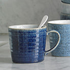 Denby - Studio Blue Set of 2 Pebble Ridged Mug - Buy Me Once UK