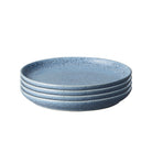 Denby - Studio Blue Set of 4 Flint Small Coupe Plates - Buy Me Once UK