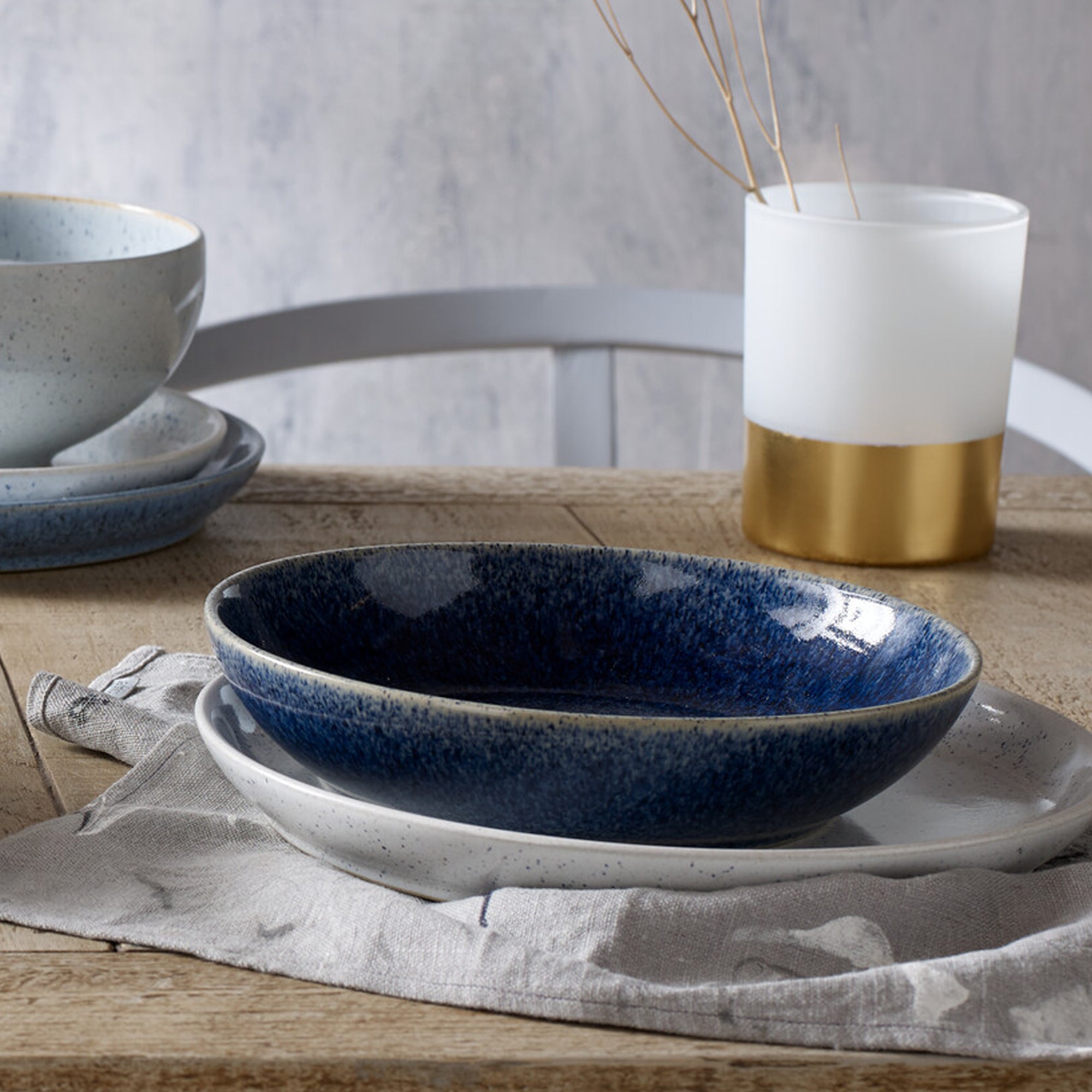 Denby - Studio Blue Set of 4 Pasta Bowls - Buy Me Once UK