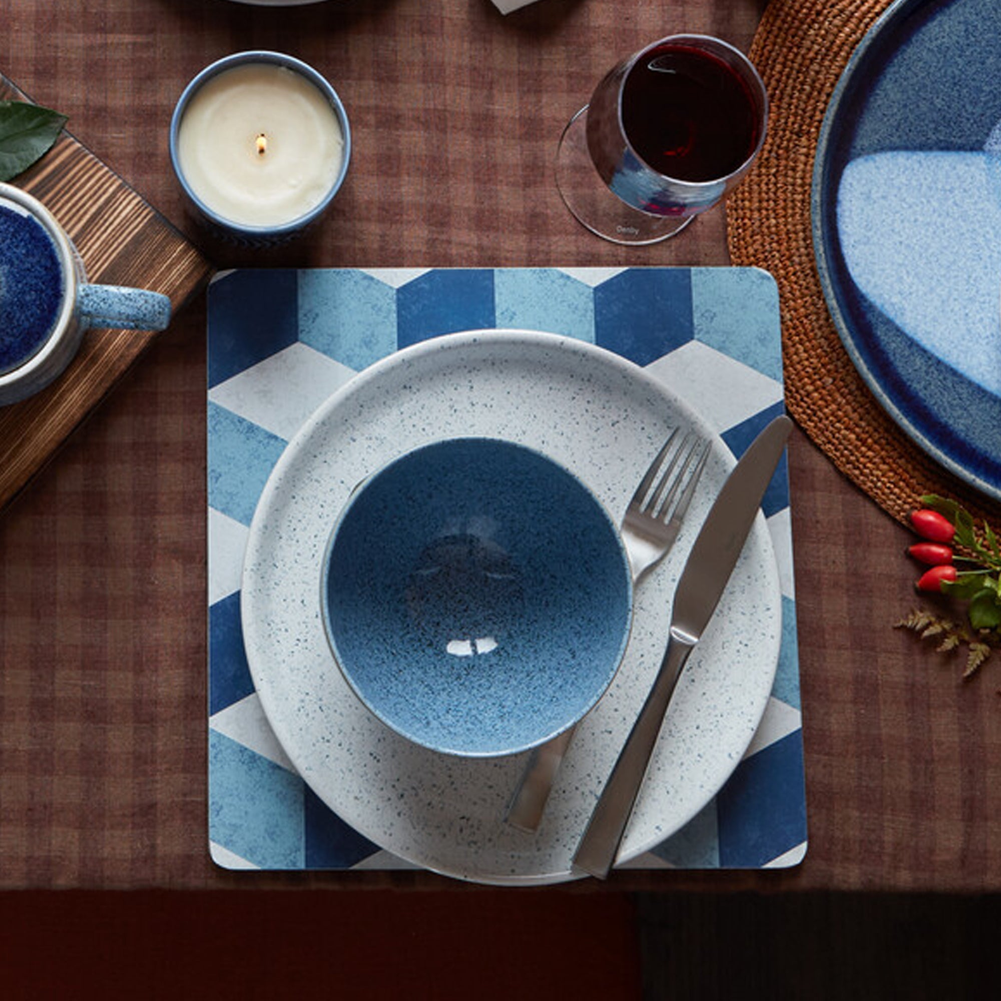 Denby - Studio Blue Set of 4 Rice Bowls - Buy Me Once UK