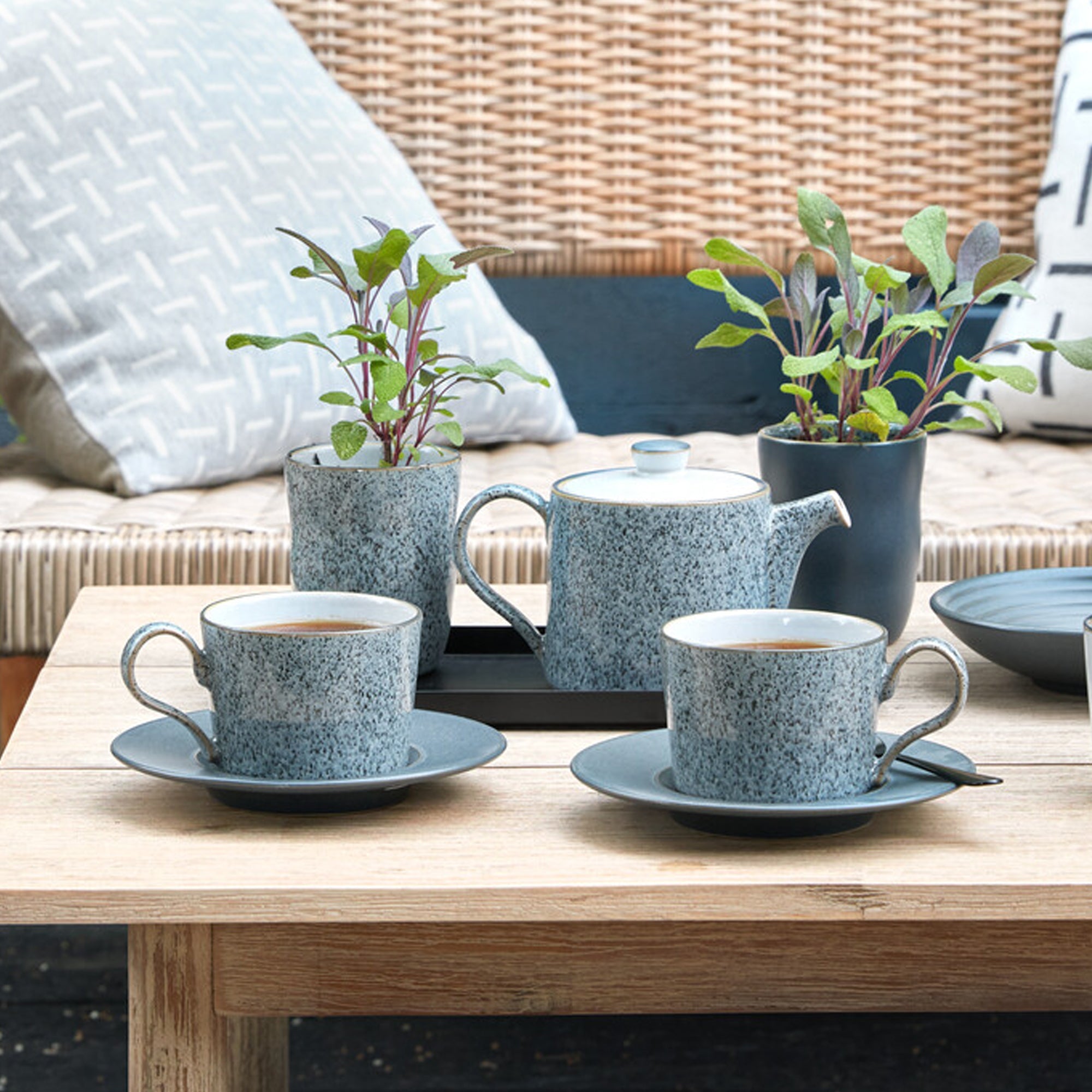 Denby - Studio Grey Brew Tea & Coffee Cup, Set Of 2 - Buy Me Once UK