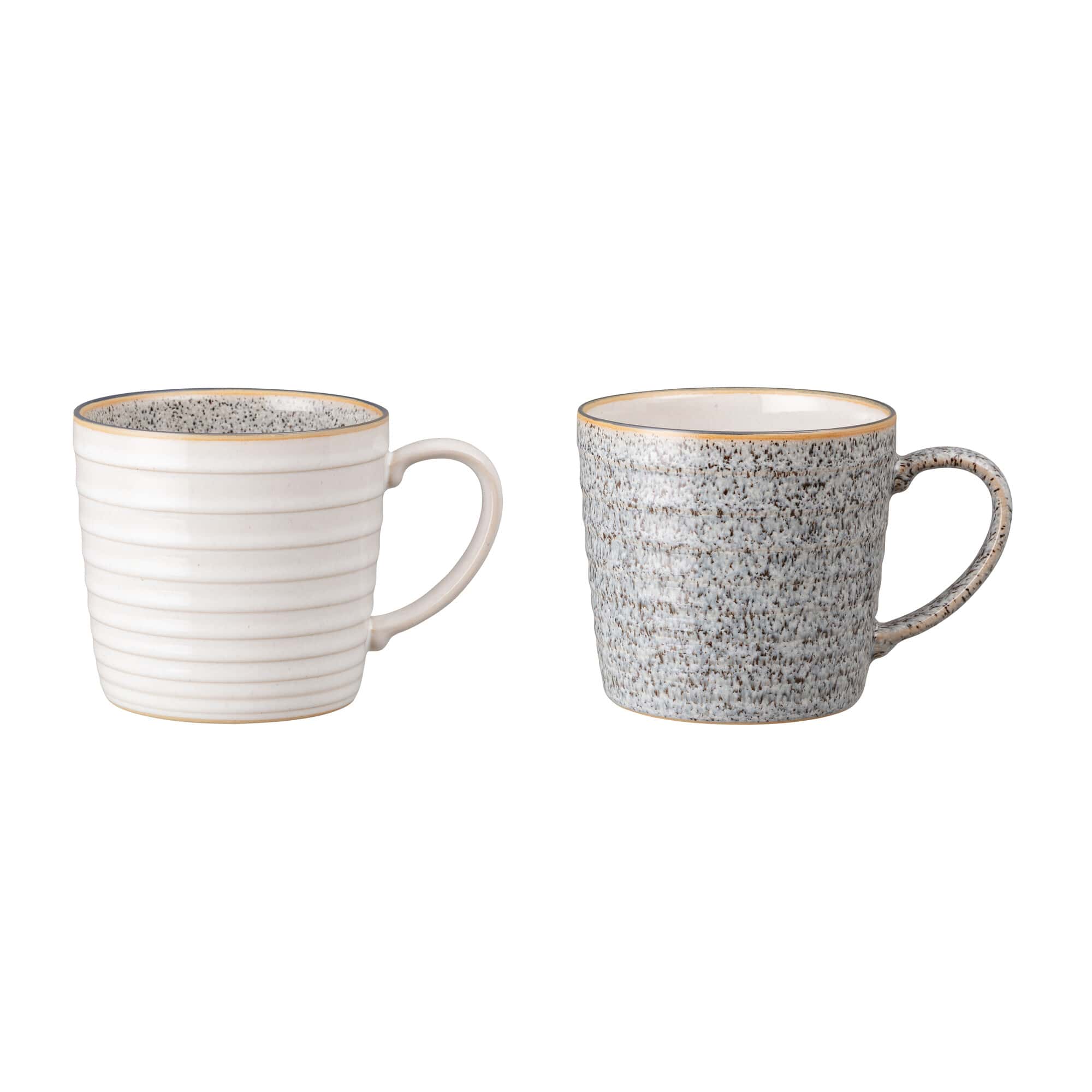 Denby - Studio Grey Ridged Mug, Set of 2 - Buy Me Once UK