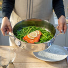 SAVEUR Selects - Tri-Ply Stainless Steel Sauteuse Pan with Insulated Lid - Buy Me Once UK