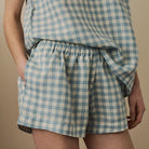 Piglet in Bed - Warm Blue Gingham Cami Set - Buy Me Once UK