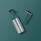 Cupple - Water Bottle & Coffee Cup, Peacock Green - Buy Me Once UK