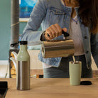 Cupple - Water Bottle & Coffee Cup, Sea Green - Buy Me Once UK