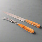 Forest & Forge - Yew Carving Knife And Fork Set - Buy Me Once UK